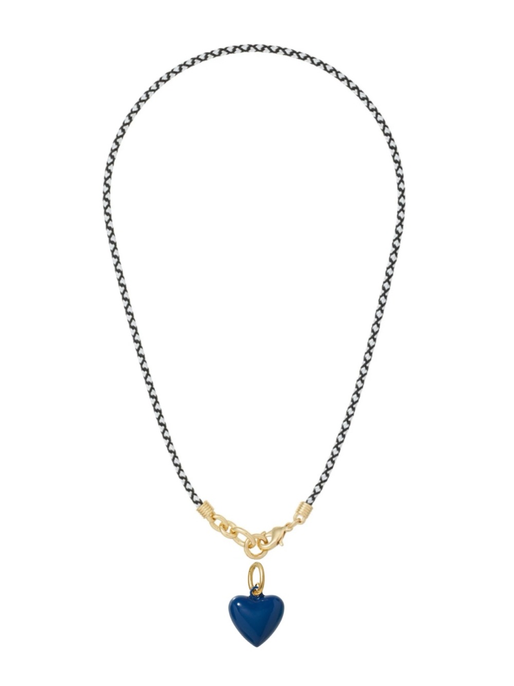Roxanne Assoulin The Itsy Bitsy Happy Cord Charm
Necklace Salt & Pepper
Navy